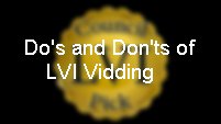 Do's and Don'ts of Vidding