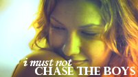 I Must Not Chase The Boys // Nikki